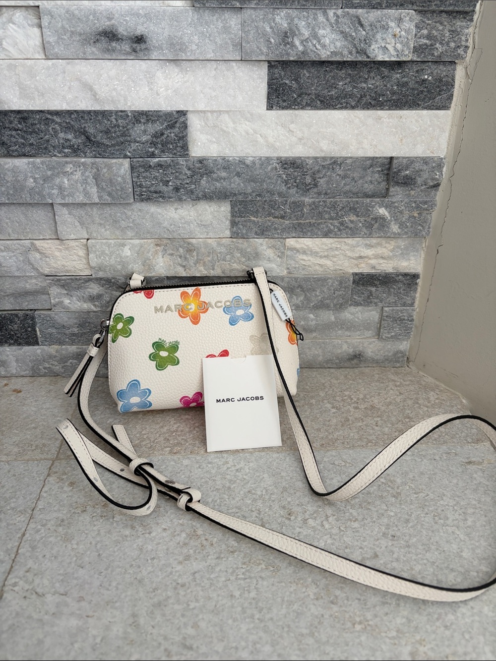 Marc Jacobs Small Floral leather Crossbody bag new with tags